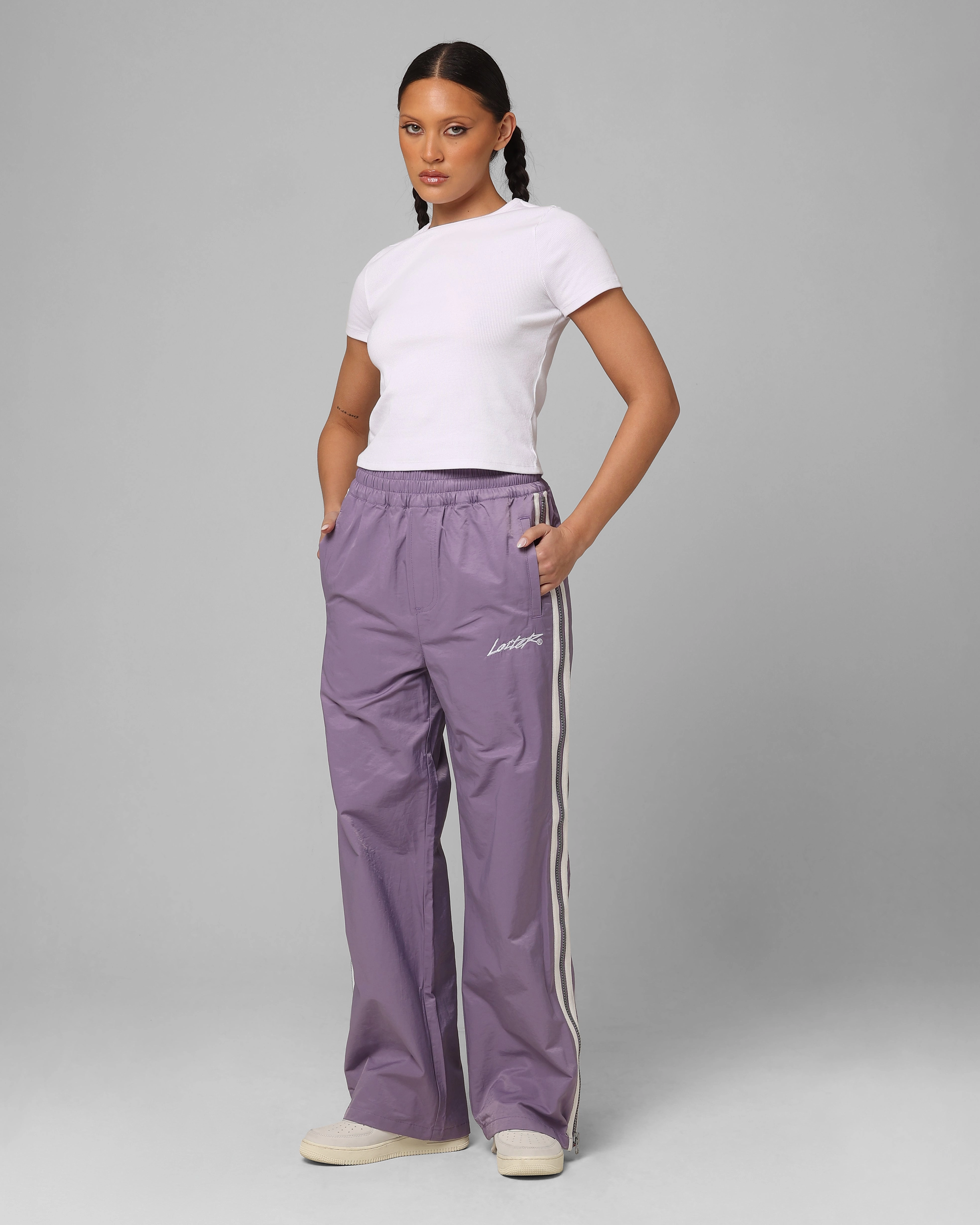 Loiter Hunter Track Pant Purple Tough Style