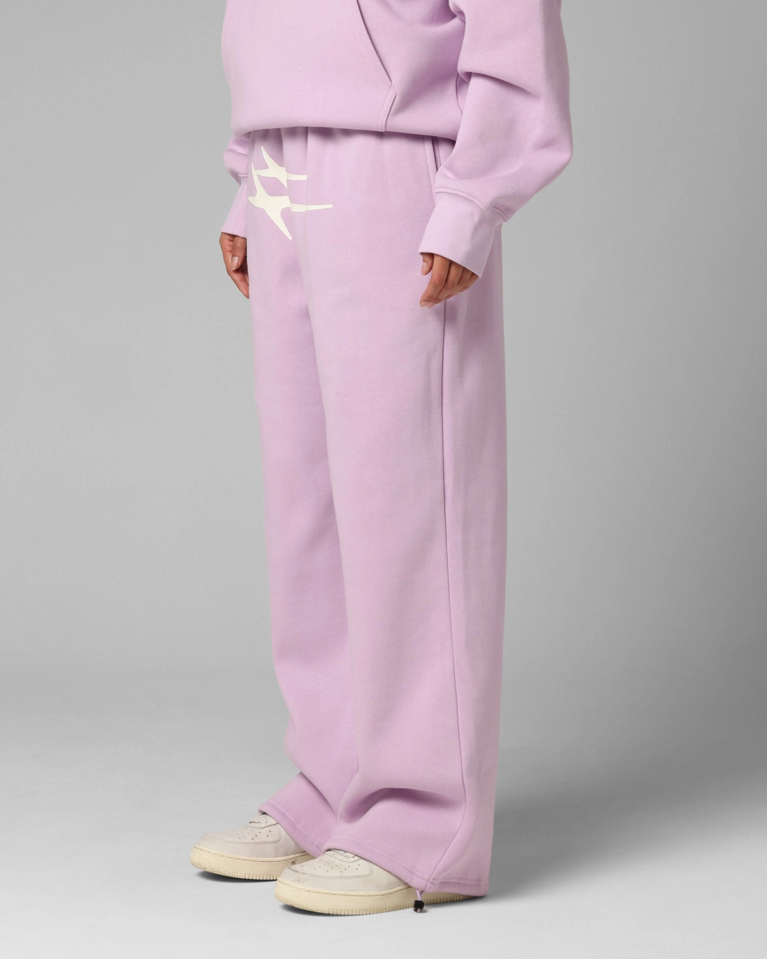 Loiter Hybrid Sweatpants Lilac Recyclable Fabric Blend