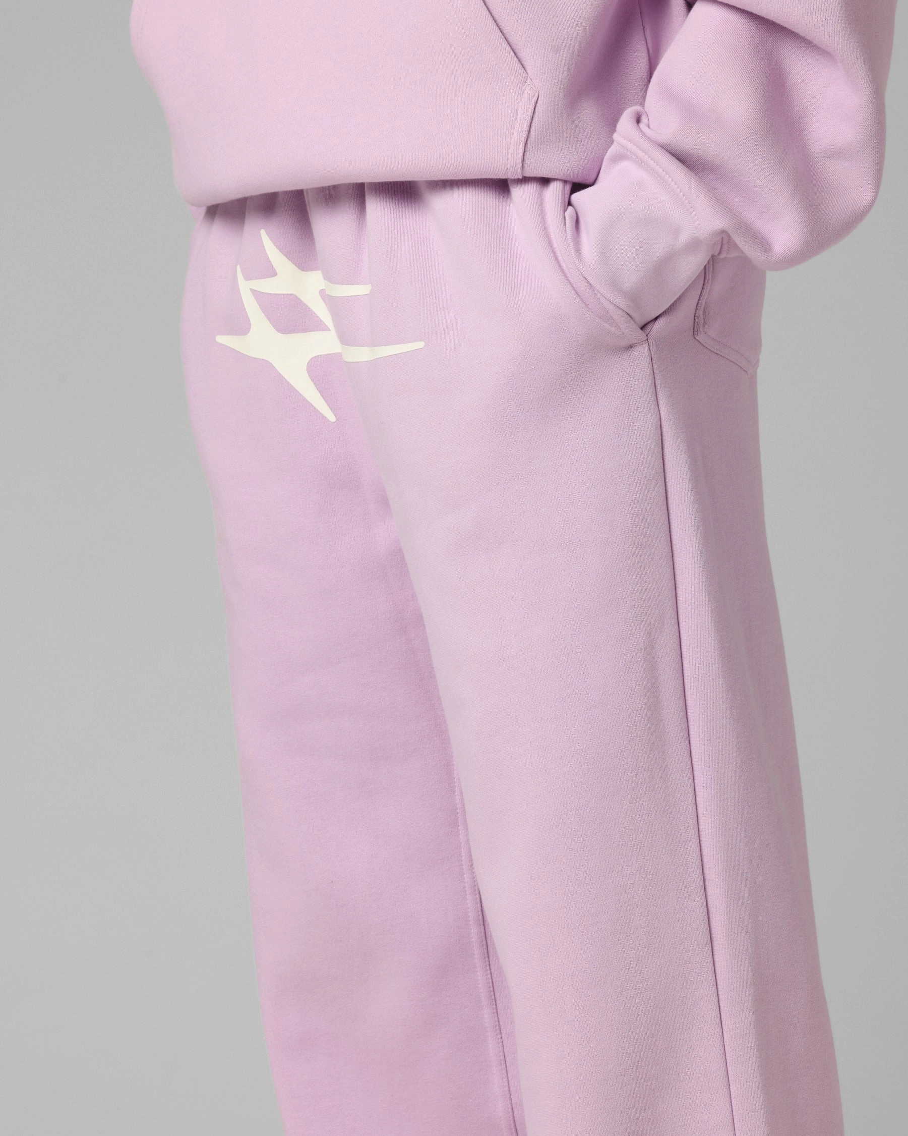 Loiter Hybrid Sweatpants Lilac Soft Waistband Low Bulk Design
