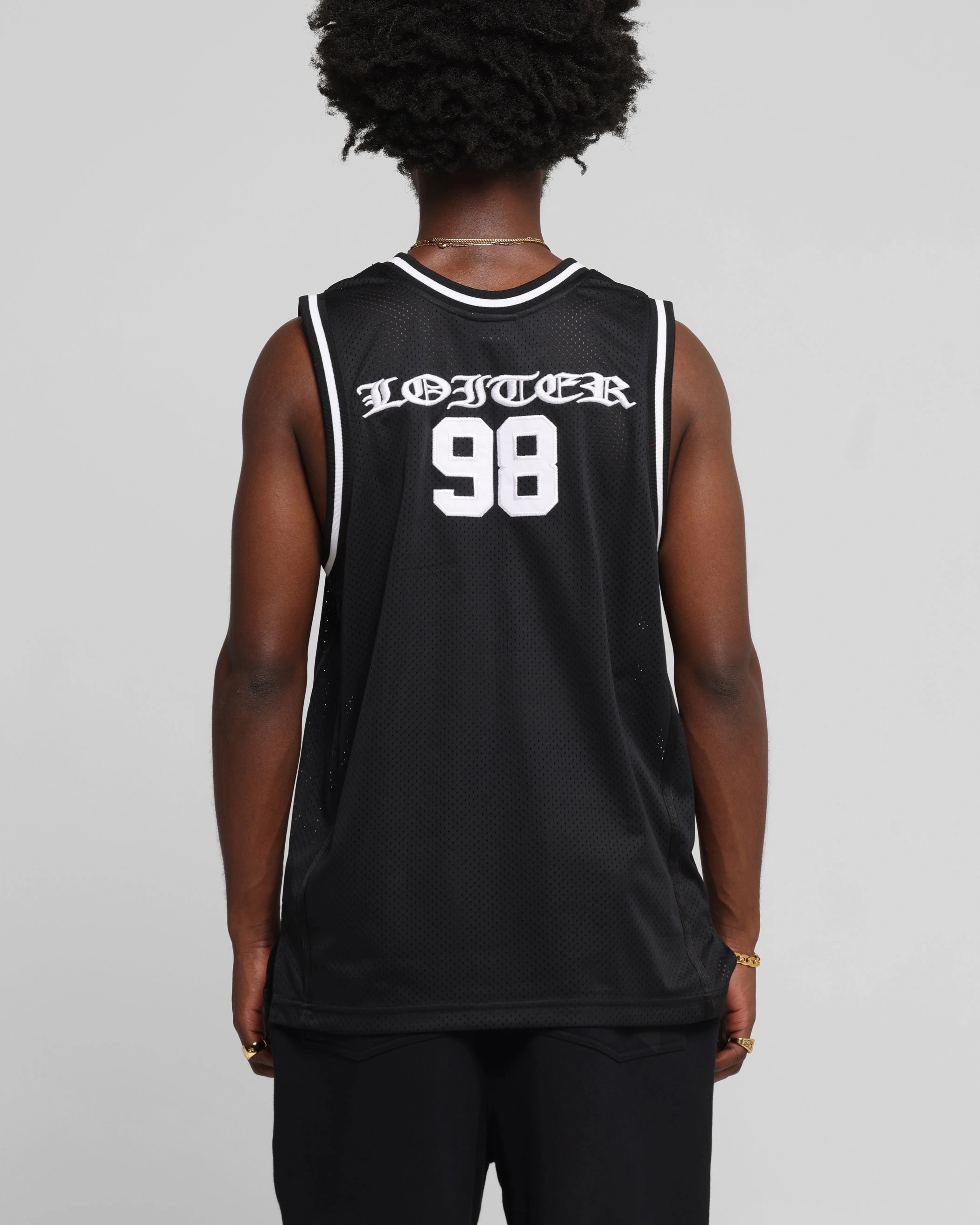 Comfortable fit Loiter Midway Jersey Black