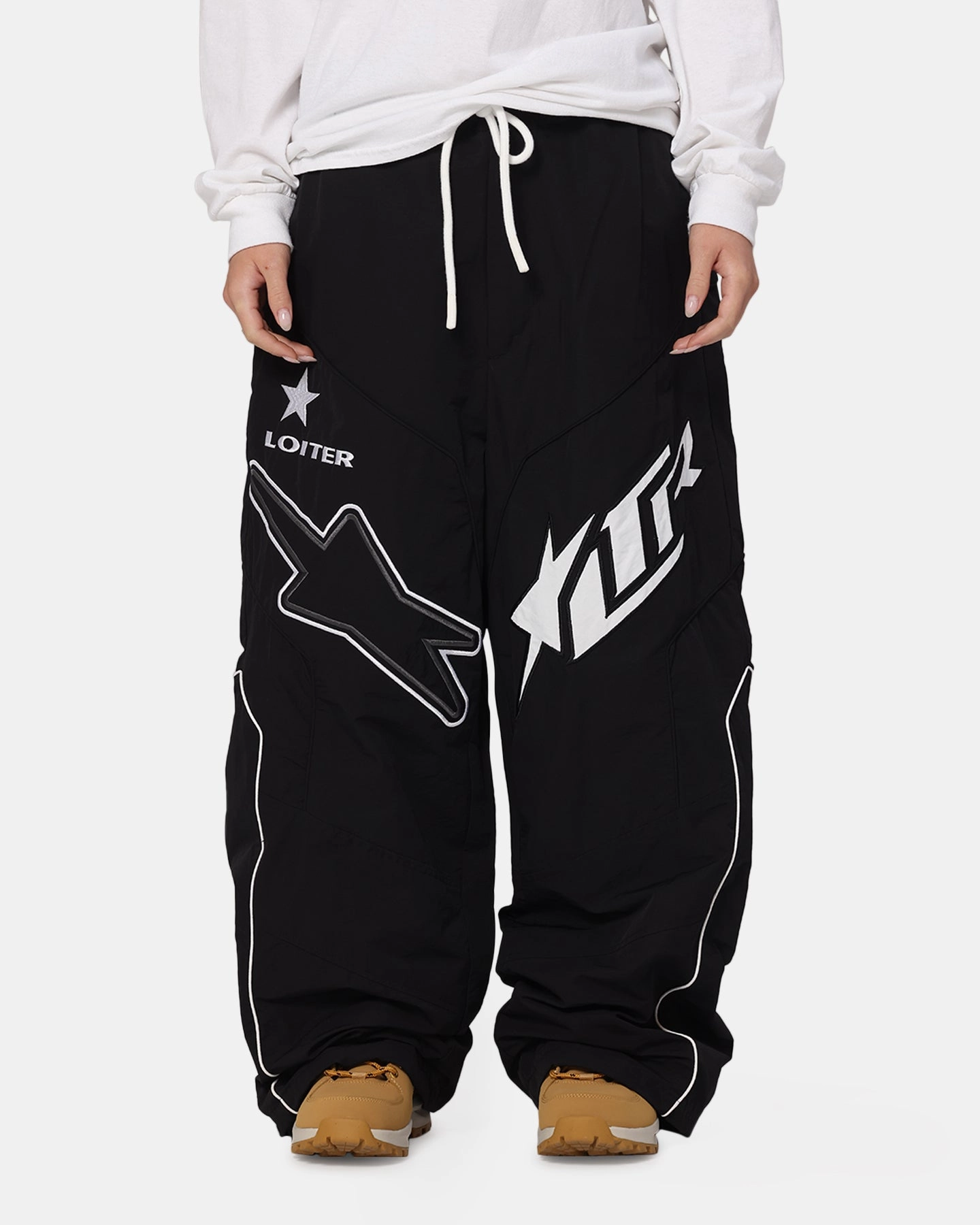 EcoFriendlyMaterials Performance Design Loiter Motocross Parachute Pants Black