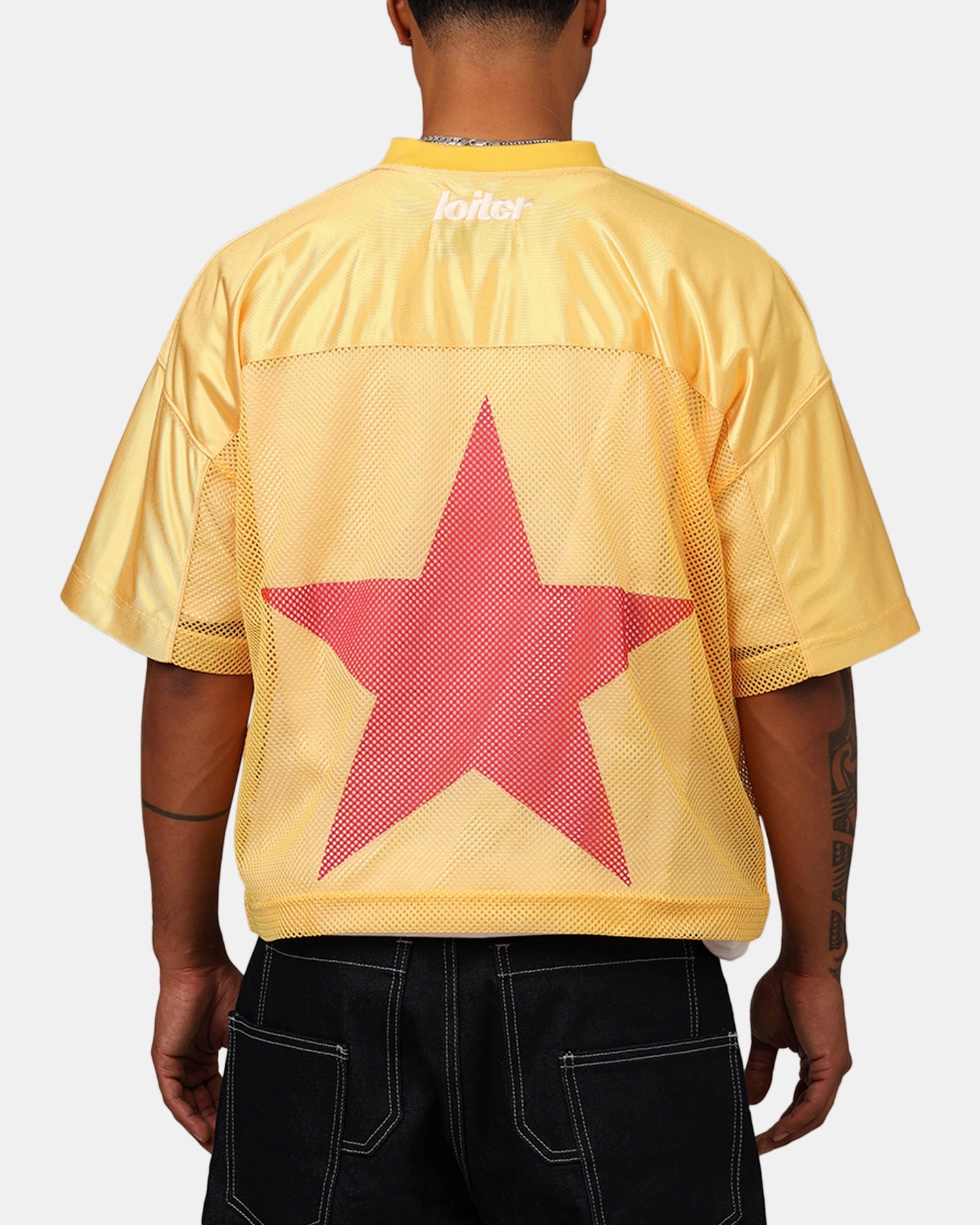 Loiter Outfield Training Jersey Yellow Non Restrictive Movement
