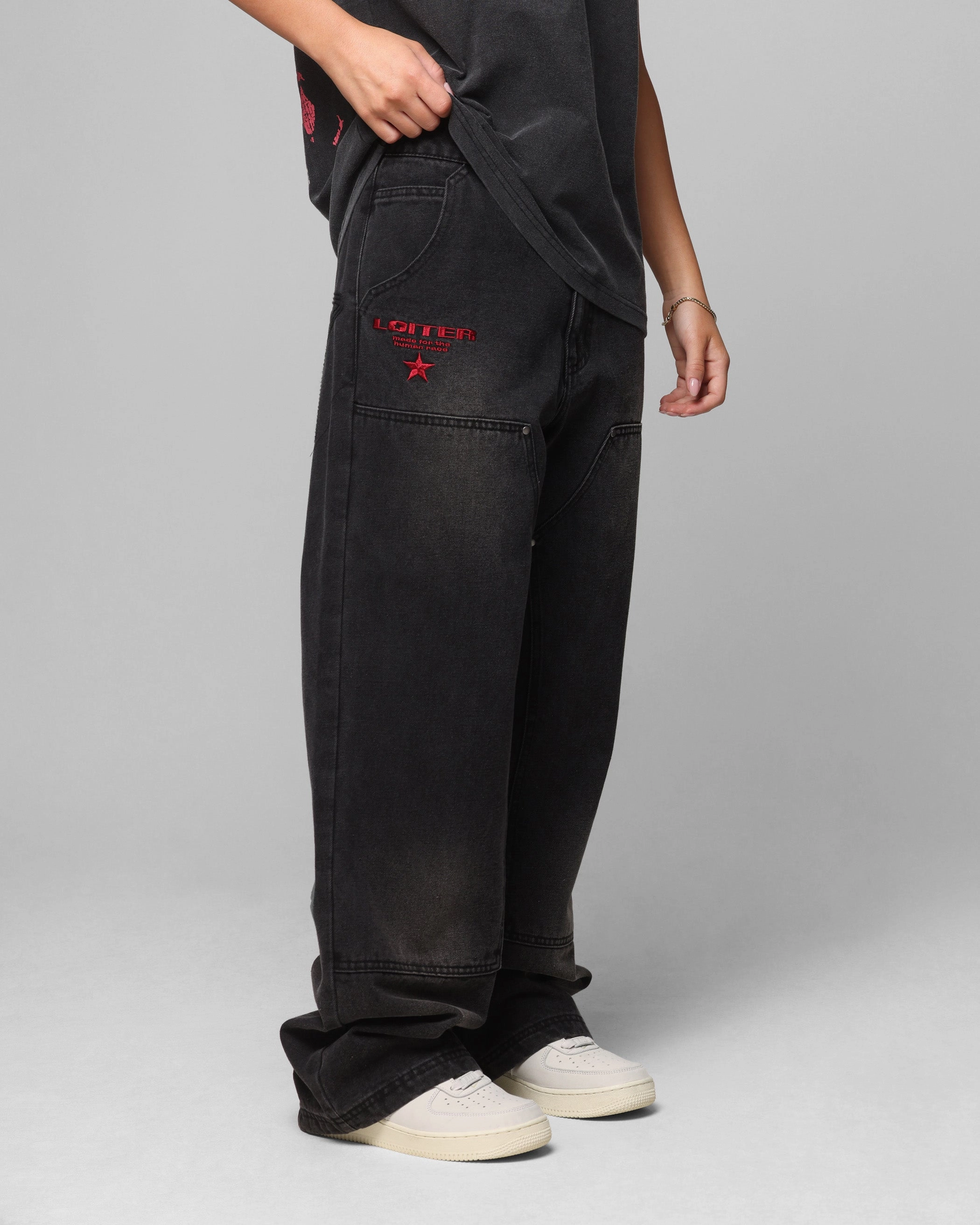 Loiter Unit Hunter Pants Vintage Black Adaptive Fit