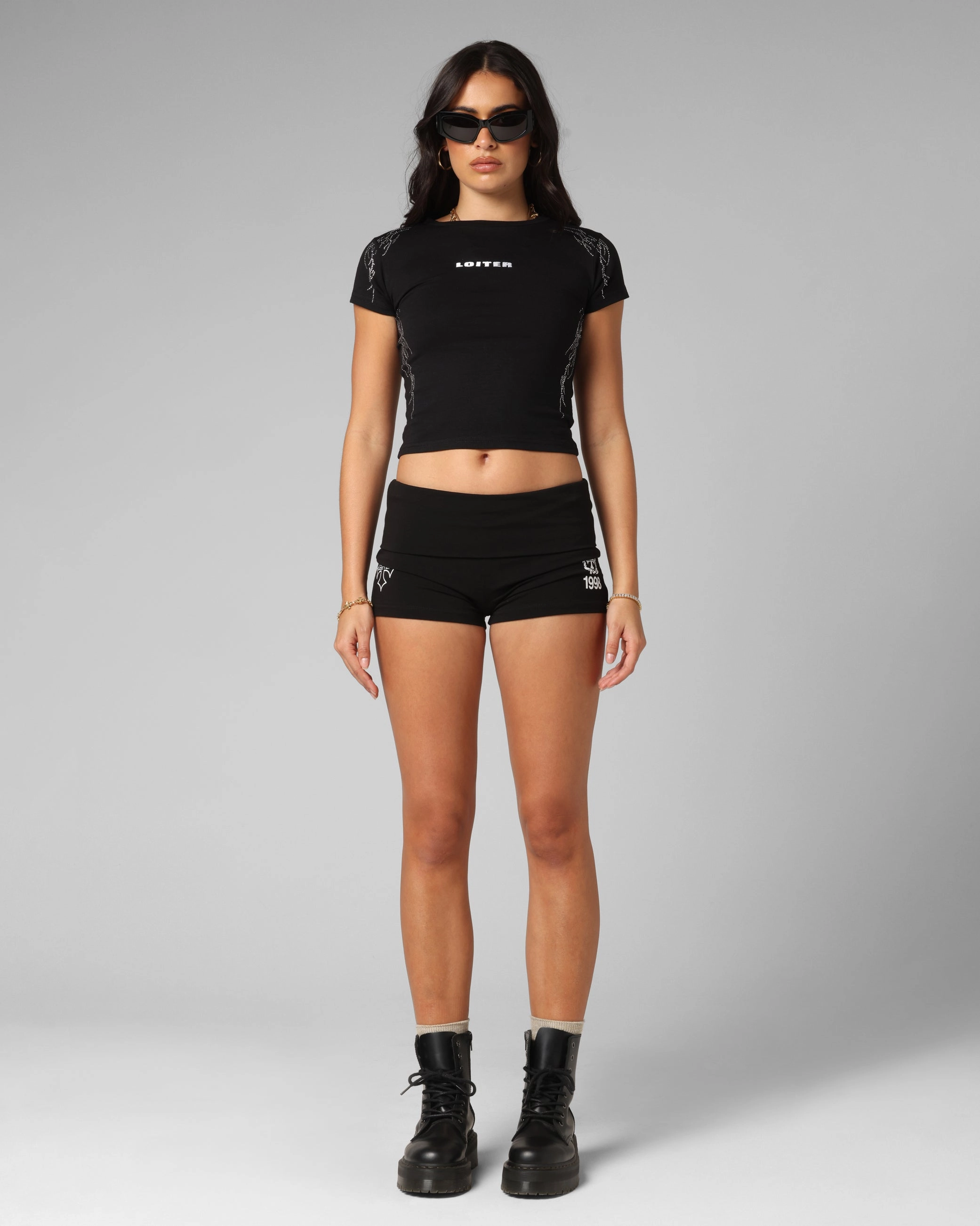Loiter Women's Bullrush Shorts Black Seasonal Wear