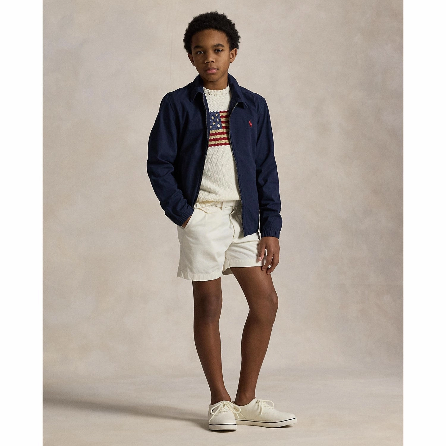 Polo Ralph Lauren Newport Navy Boy Windbreaker SlimSilhouette