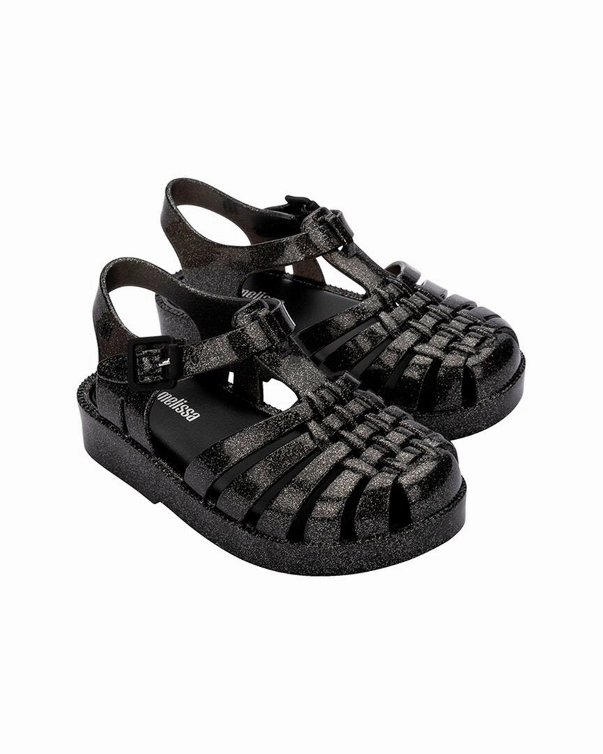 Mini Melissa Possession Shiny BB Sandal Steady Grip
