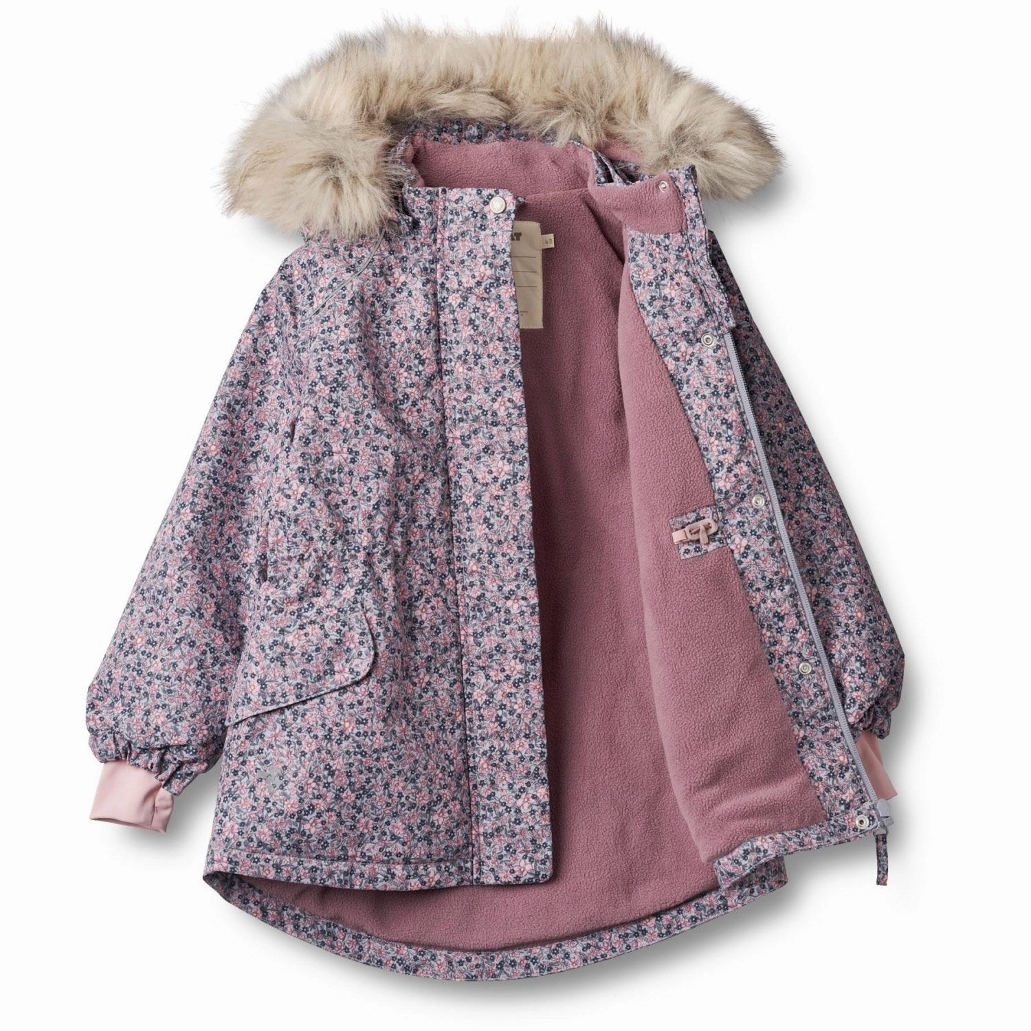 Insulated Layer Wheat Winter Flowers Jacket Mathilde Tech