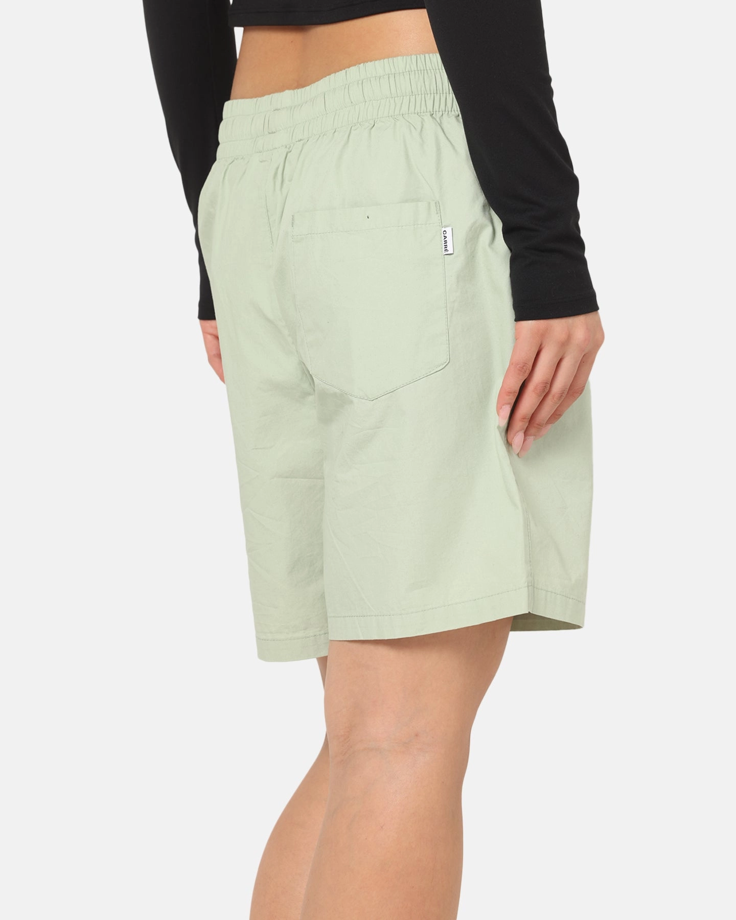 Chill Style Carre Block Star Beach Shorts Sage