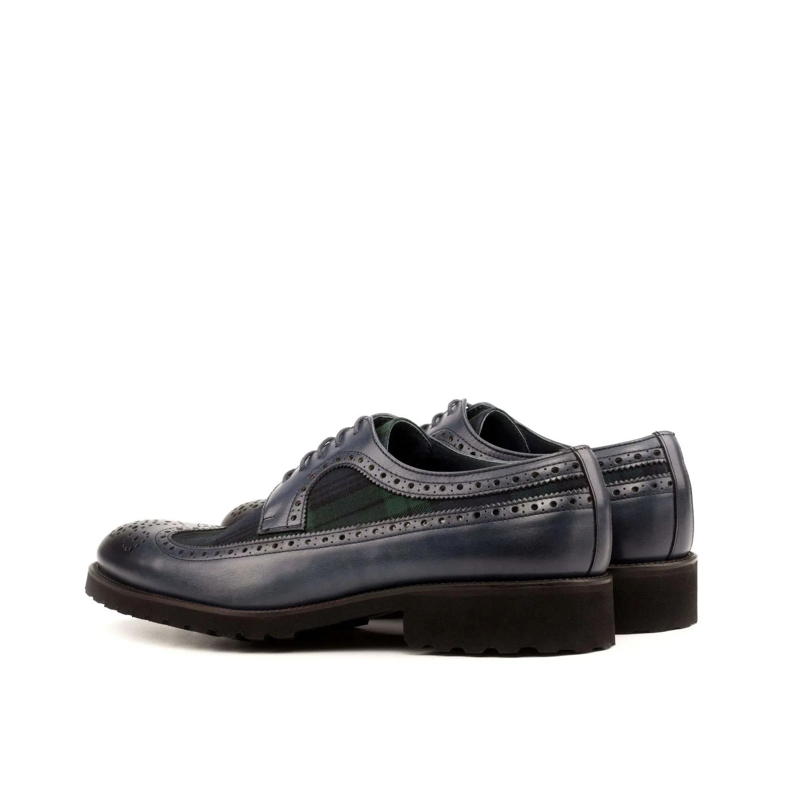 Longwing Blucher-Painted Calf, Sartorial, Blue