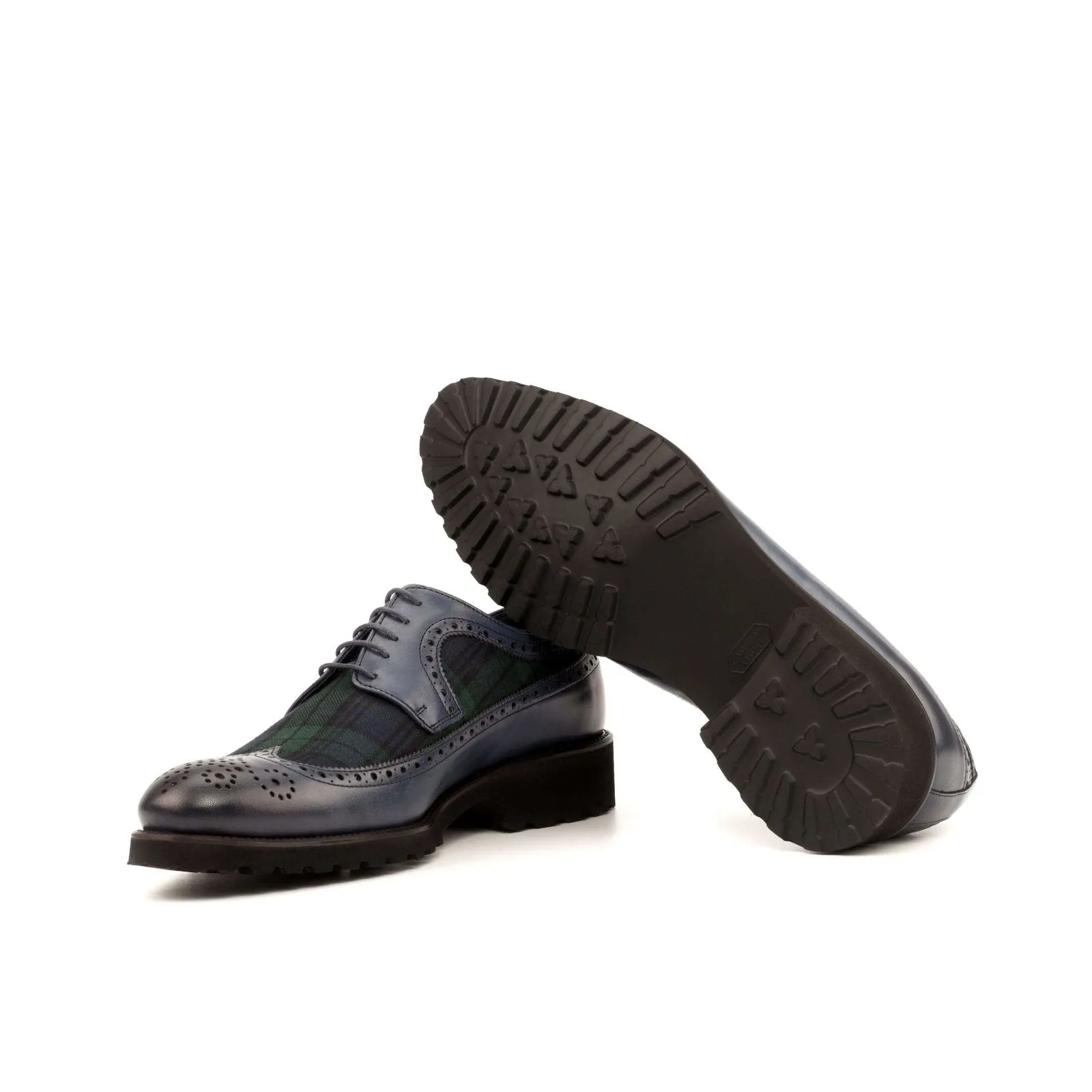Longwing Blucher-Painted Calf, Sartorial, Blue