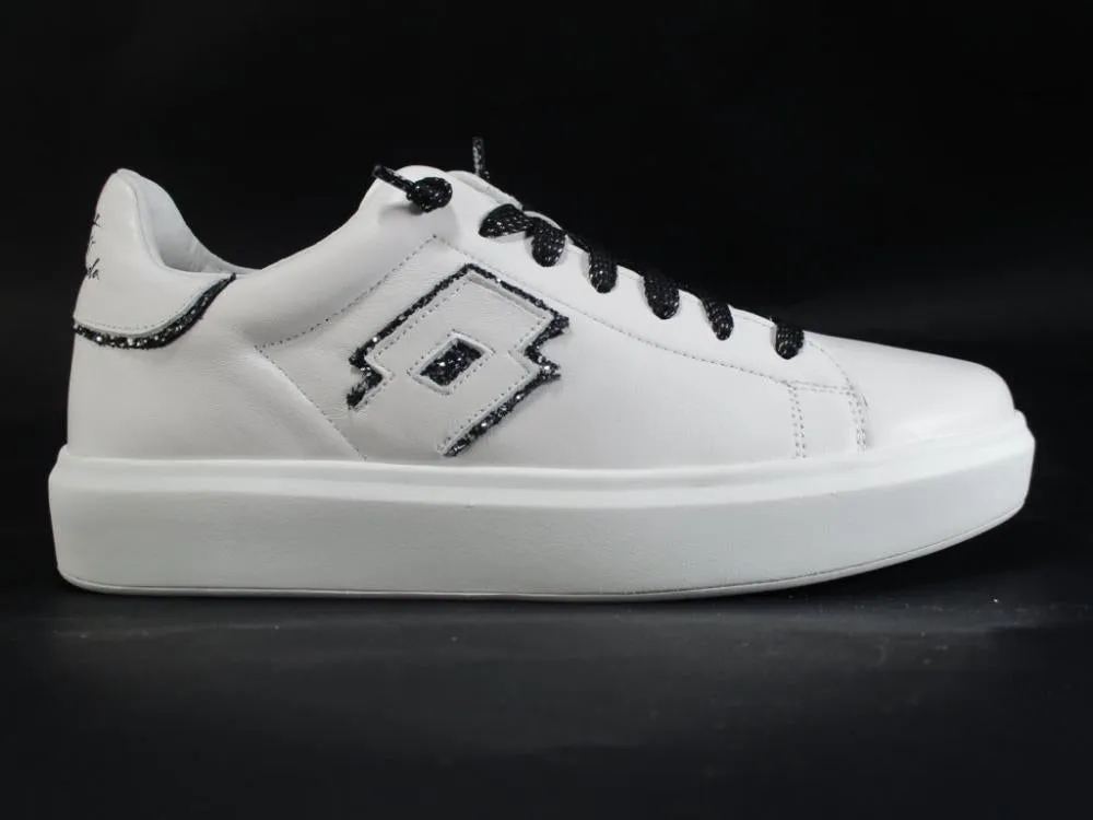 Lotto Leggenda scarpa sneakers da donna Impressions 214045 00X bianco-nero snowboarding shoes Quick - dry shoes