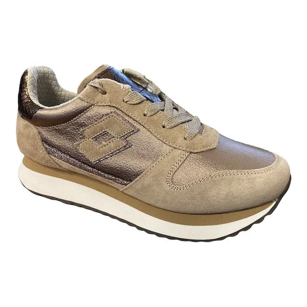 Advanced Airflow Design supportive synthetic shoes Lotto Leggenda scarpa sneakers da donna Wedge Silk 217136 8NH marrone fossile