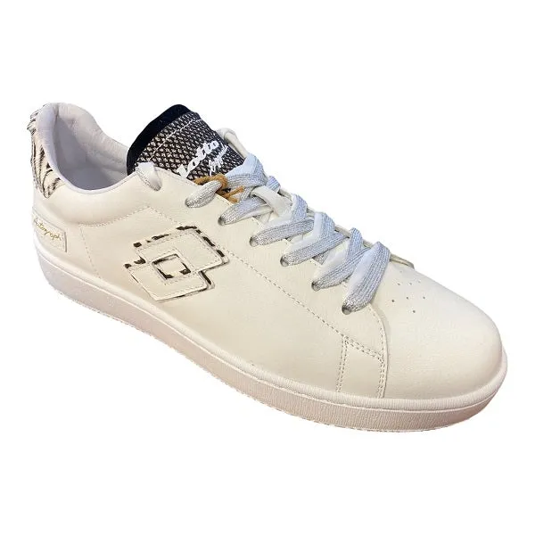 Hilly terrain adaptability zero - drop - feature shoes Lotto Leggenda sneakers da donna Autograph Zebra W 217871 90T bianco-nero-oro