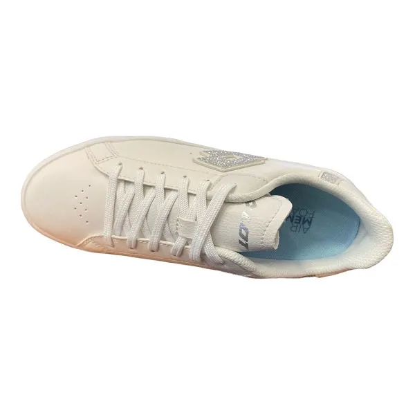 Lotto scarpa da ginnastica Venus AMF II Glitter 217418 1VQ bianco argento Lateral Stability Enhancement scientific - event running wear