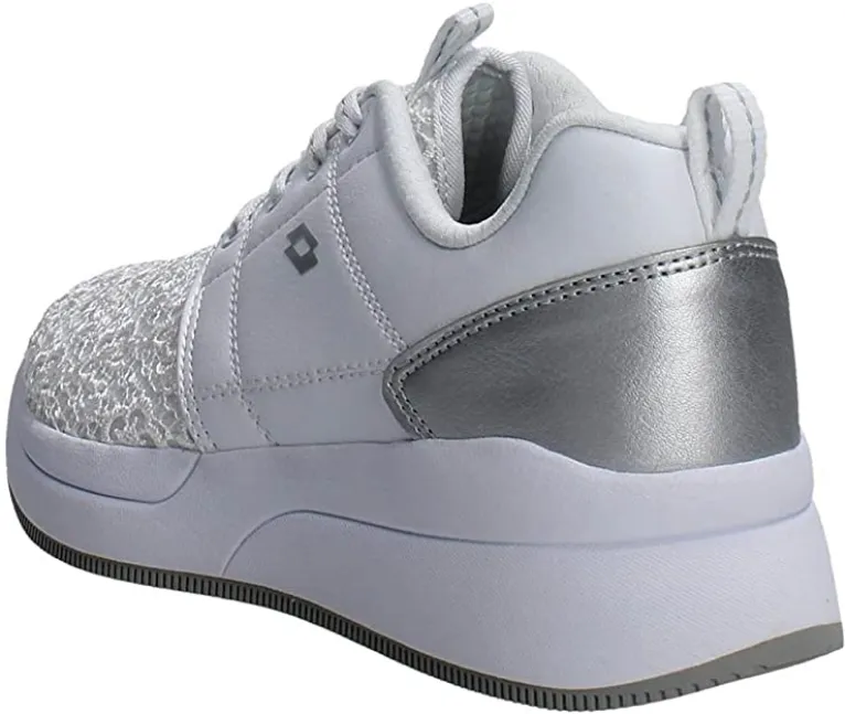hiker shoes ultramarathon - specific shoes Lotto scarpa sneakers da donna Iris II Amf S7660 bianco argento