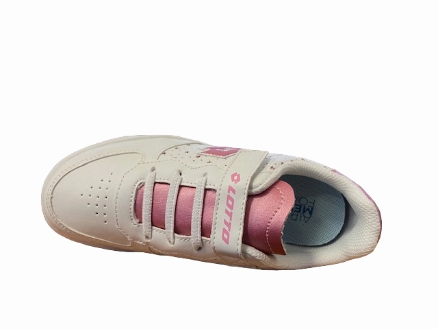 Speed Edge AdjustableLaces Lotto scarpa da ginnastica da bambina Venus 1 AMF STR CL S 219415 AFS white cashmere ros