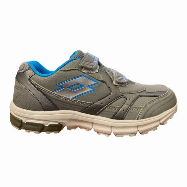 Pilates shoes Fitness Footwear Lotto scarpa da ginnastica da bambino con strappo Zenith IV R8582 grigio