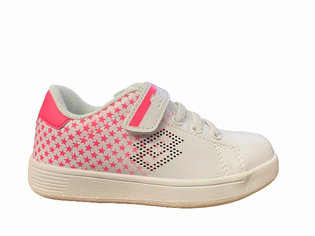 Lotto scarpa sneakers da bambina 1973 V Star T4187 bianco Versatile Performance Elastic Gaiter Integration