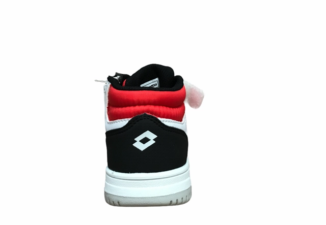 Lotto scarpa sneakers da ragazzo Tracer Mid CL SL T6743 bianco nero Durable TPU