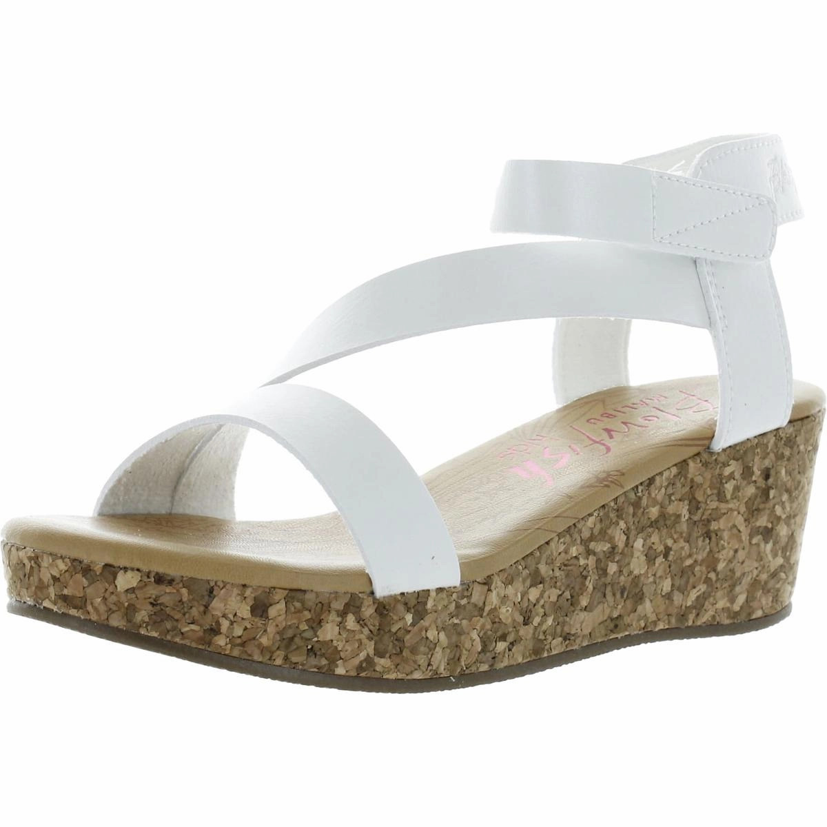 Loverli K Girls Faux Leather Shoes Ankle Strap Outdoor Move
