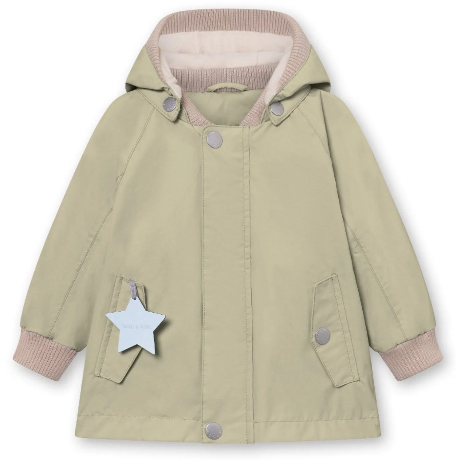 Four Way Stretch Material Articulated Knees Mini A ture Elm Green Wally Fleece Lined Spring Jacket. GRS