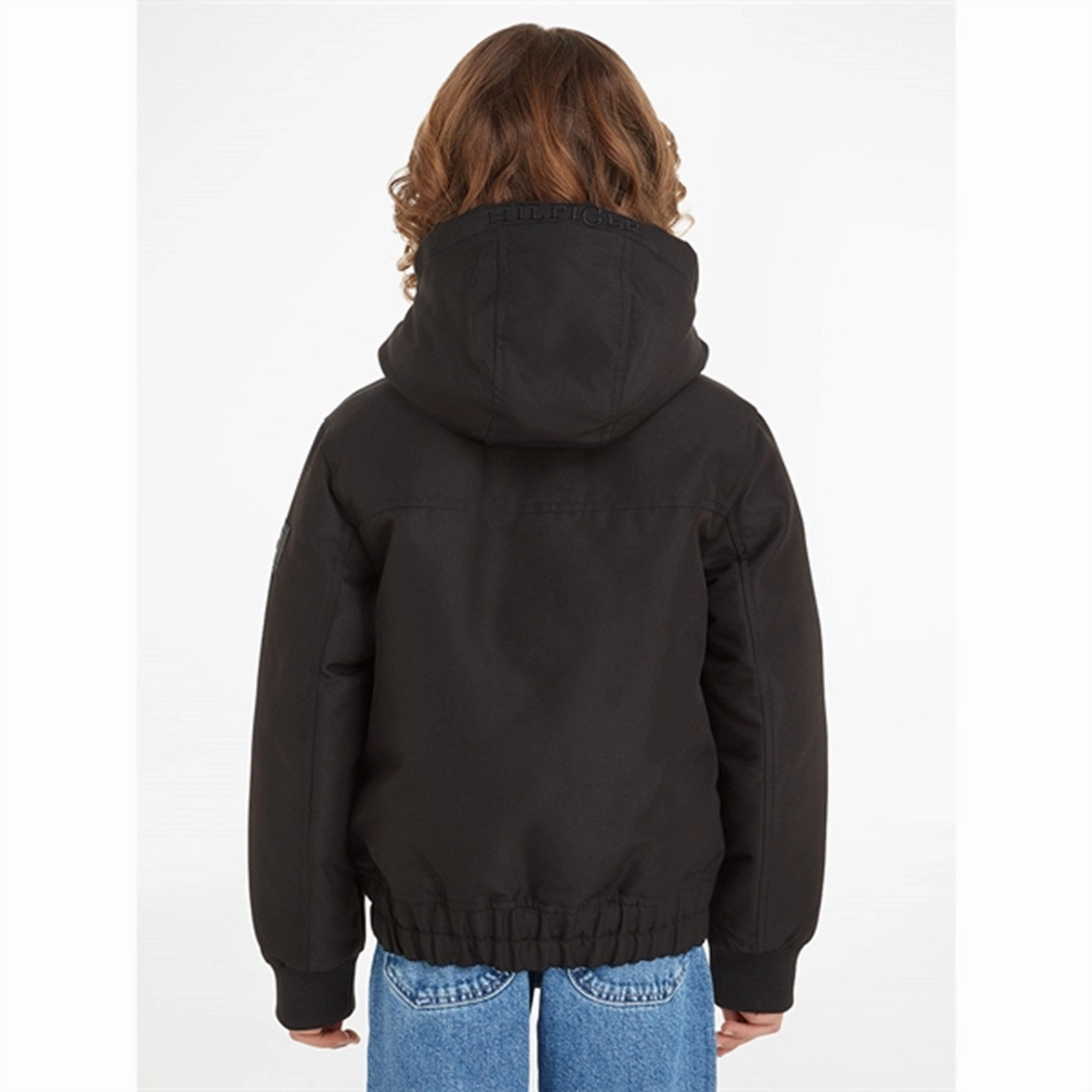 All Weather Adaptability Tommy Hilfiger Tech Jacket Black