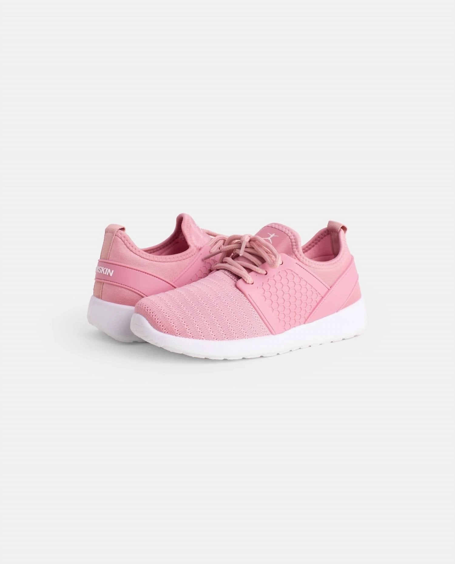 Girls Enjoy Lace Up Sneaker In Pink Versatile Everyday Design Padded shock absorption