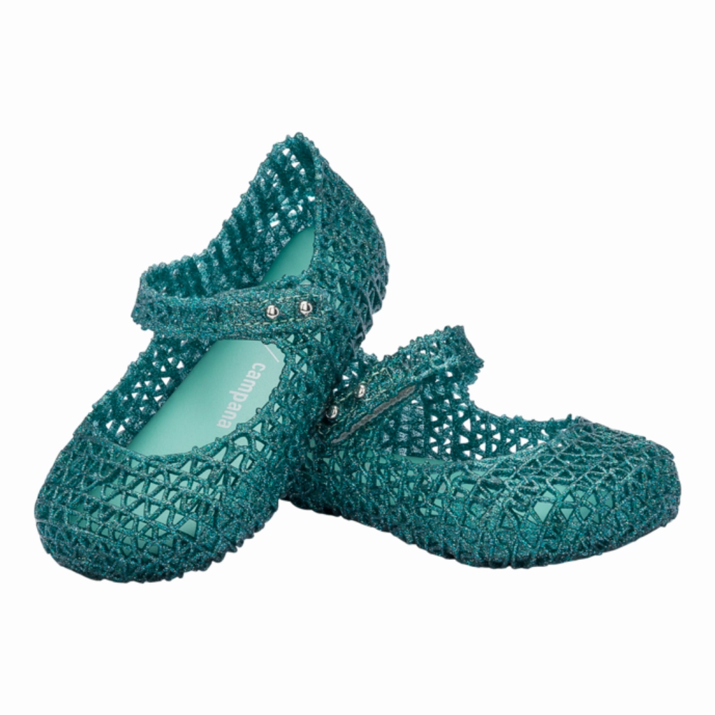Recycled fabric Impact Dispersing Design Green Campana Sandal
