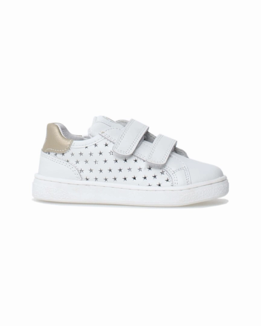 Naturino Saevel Stars Leather Sneaker Structured shock absorption