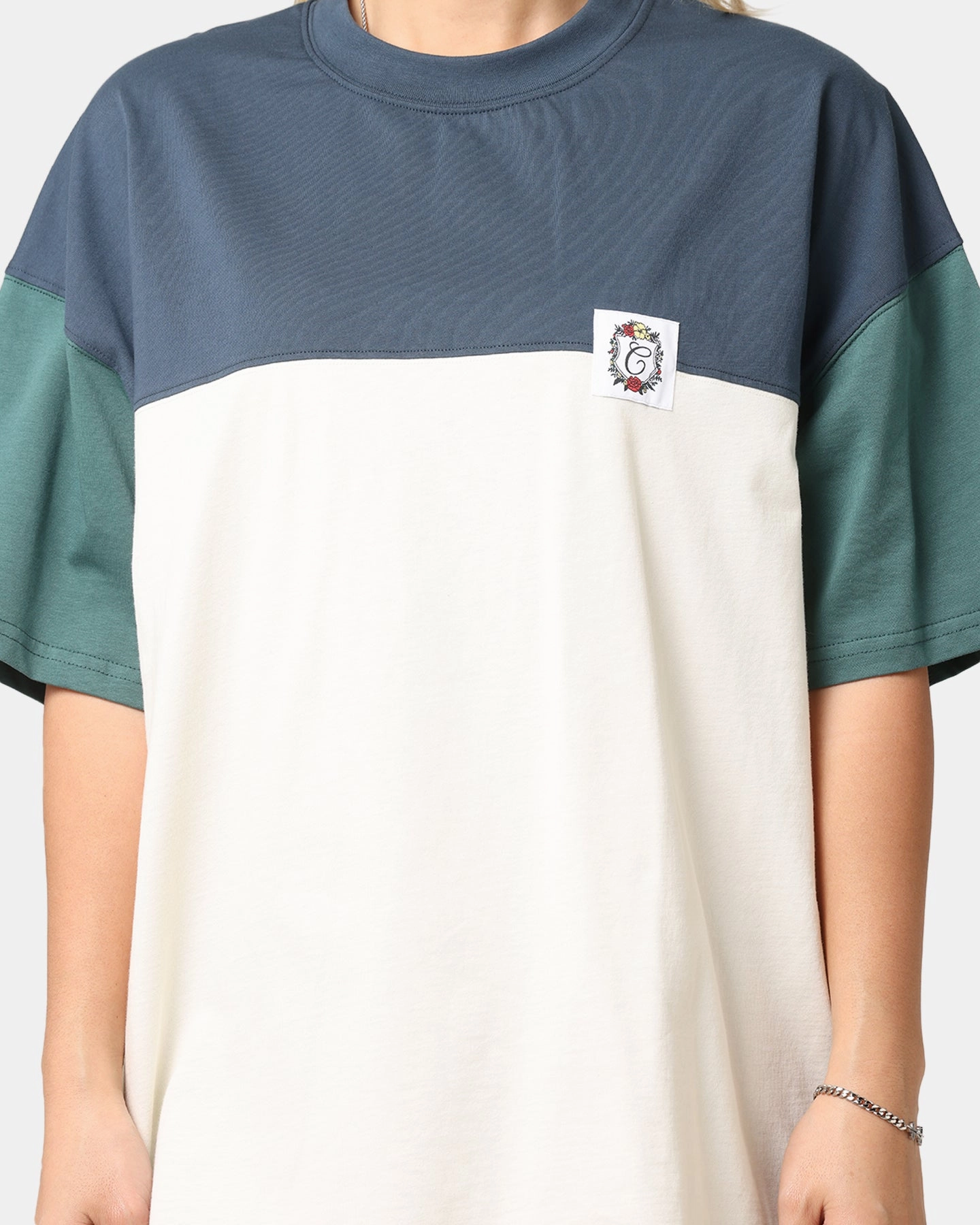 Carre Avant Oversized T-Shirt Multi High-Quality Cotton