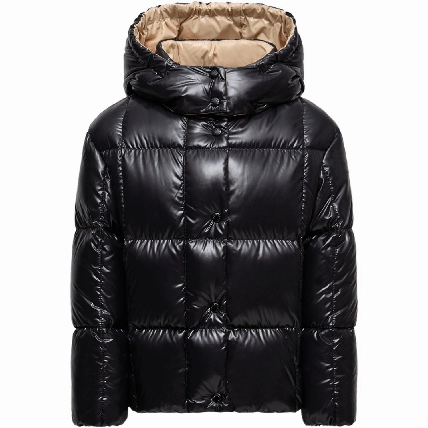 Moncler Charcoal Parana Jacket Structured Casual Fit