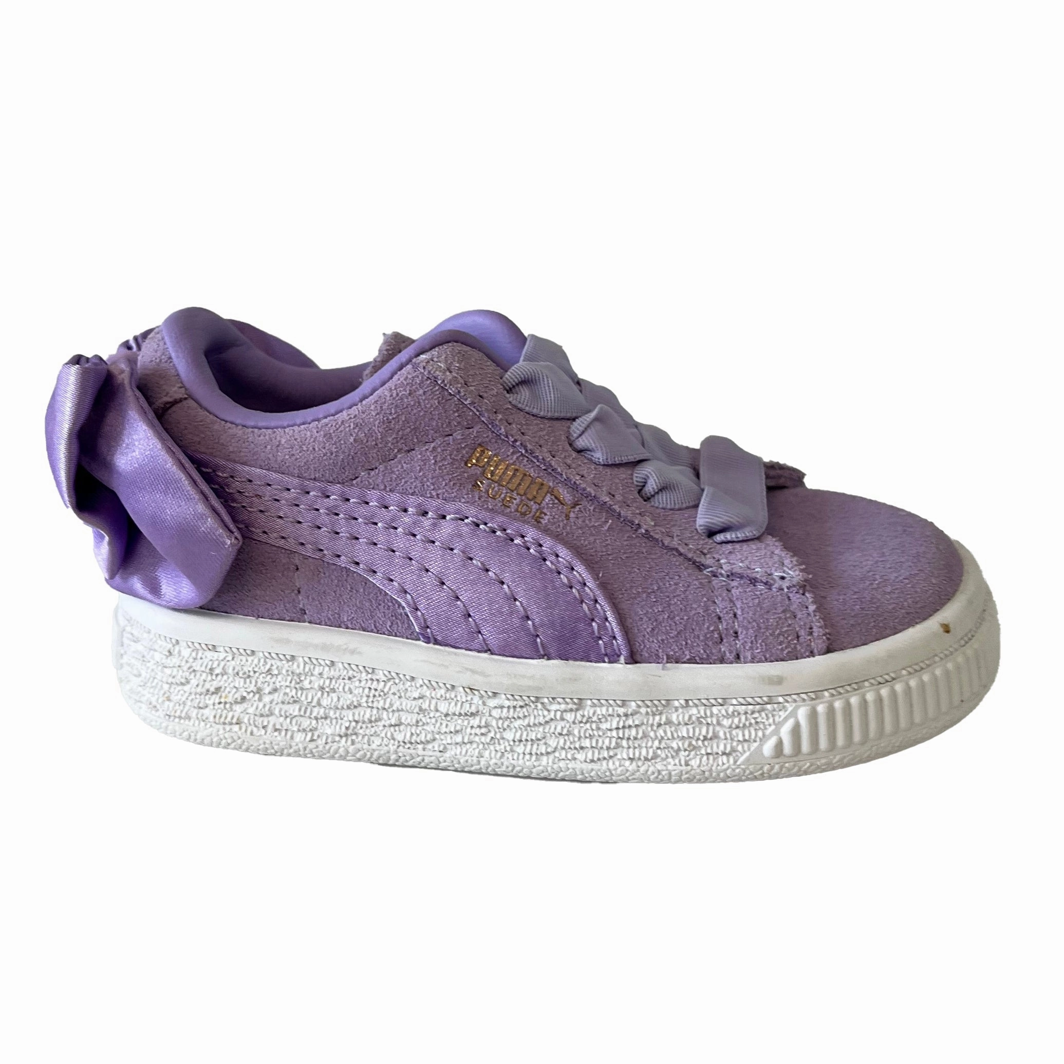 indoor shoes Hydrophobic coating Puma Girls Purple Sneakers