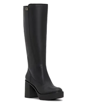 Lucky Brand Women's Odillie Knee High Boots, Black, 5