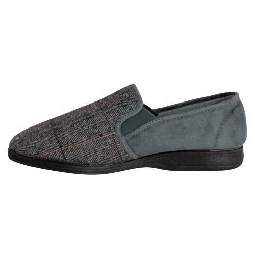 Lunar Goodyear  Slippers - Harrison - Grey