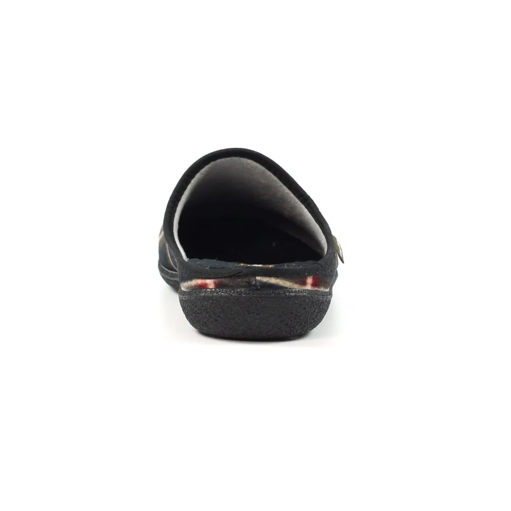 Lunar Men's KMA006 Goodyear Checkmate Slippers Black