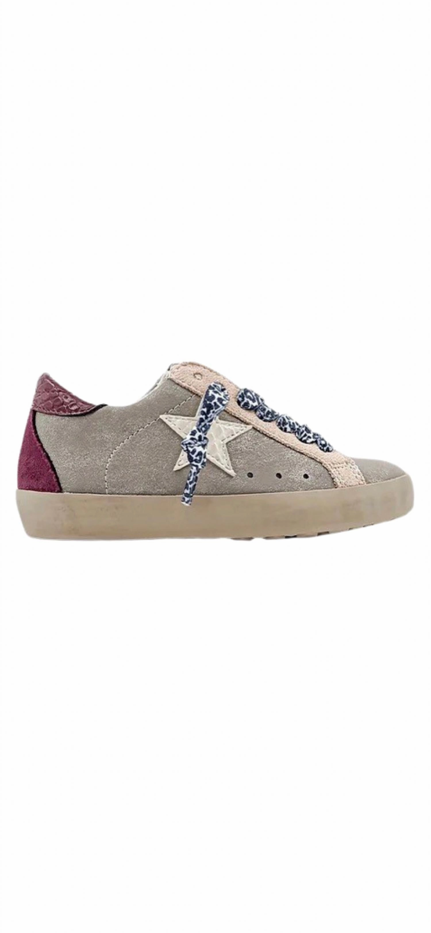 Kids Paula Shoes In Pewter Distressed Walk Balance Advanced Foot Support