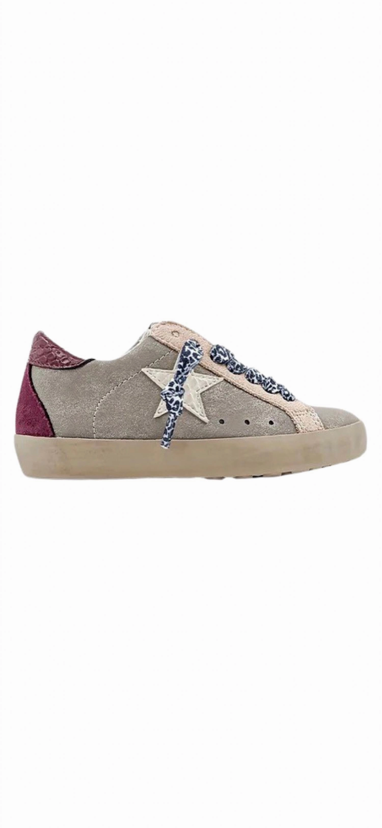 Sneaker Technology Kids Paula Shoes In Pewter Distressed