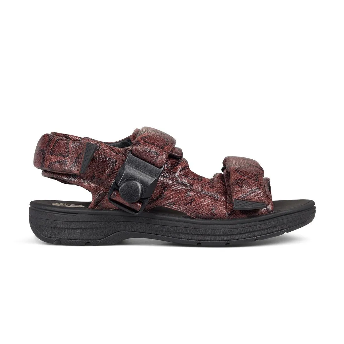 City Commuter   Martine Rose Sandal 'Brown Snake'