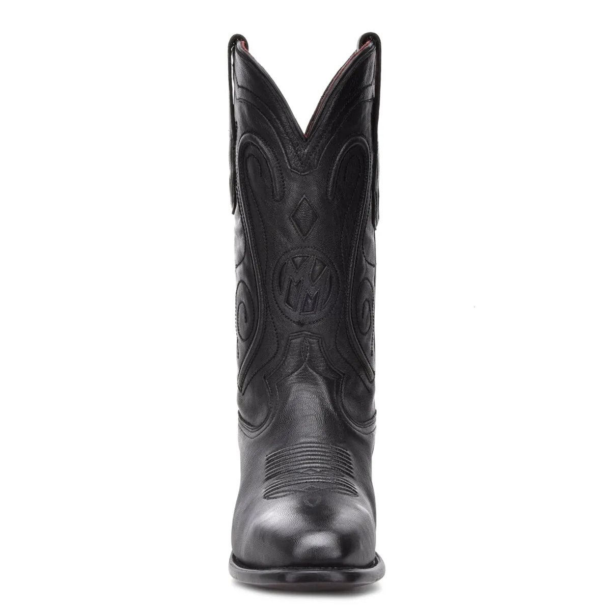 M2136 - Montana black dress cowboy cowhide boots for men