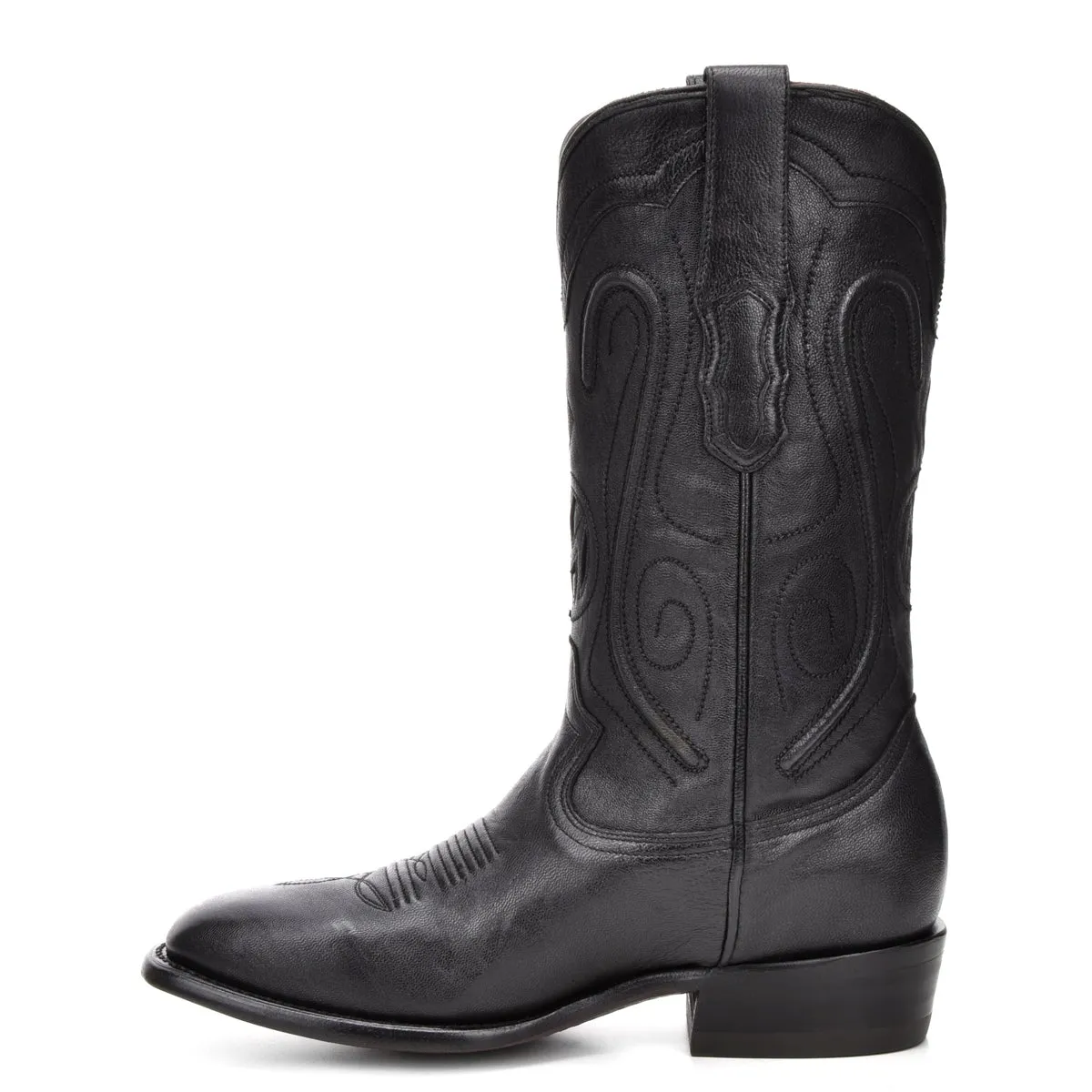 M2136 - Montana black dress cowboy cowhide boots for men
