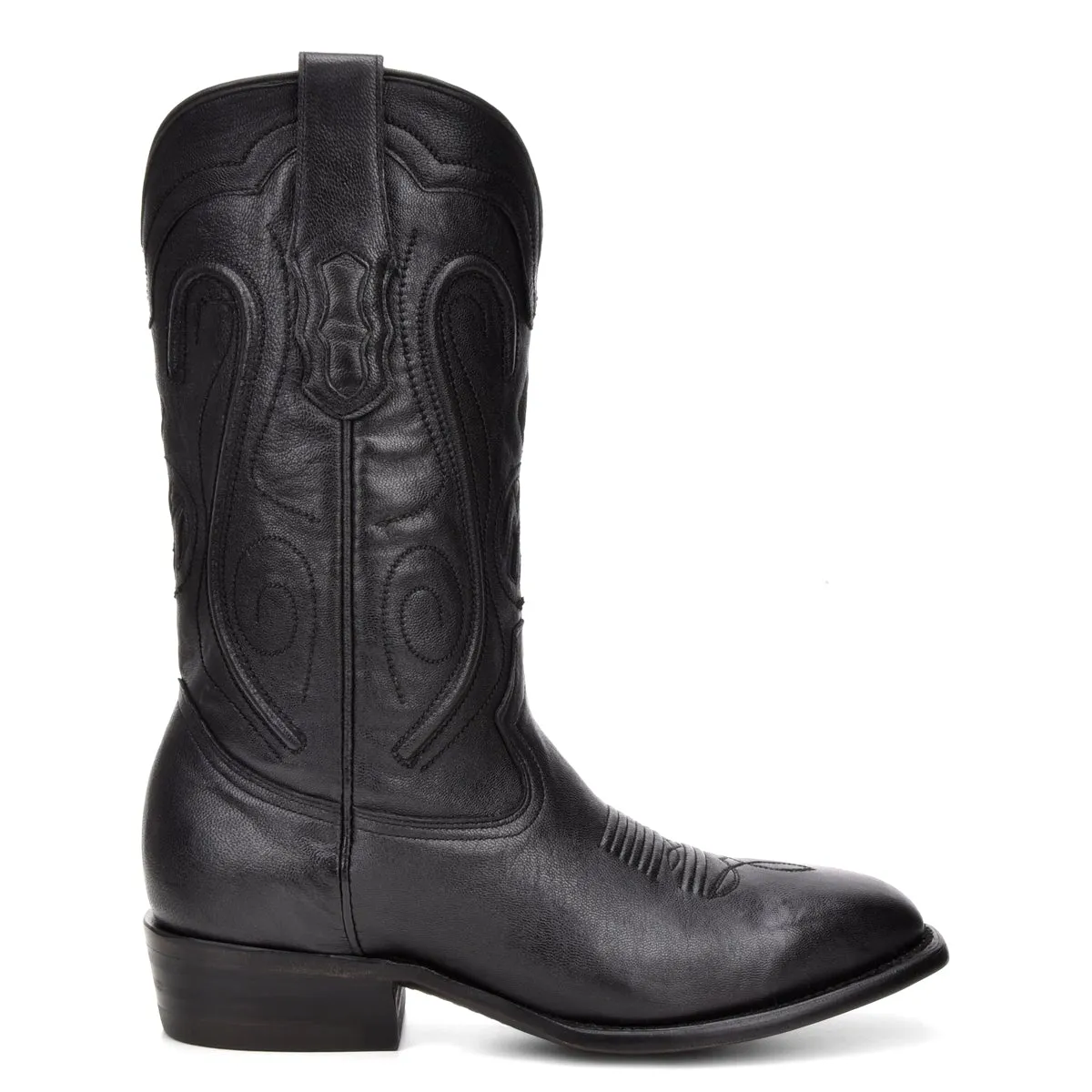 M2136 - Montana black dress cowboy cowhide boots for men