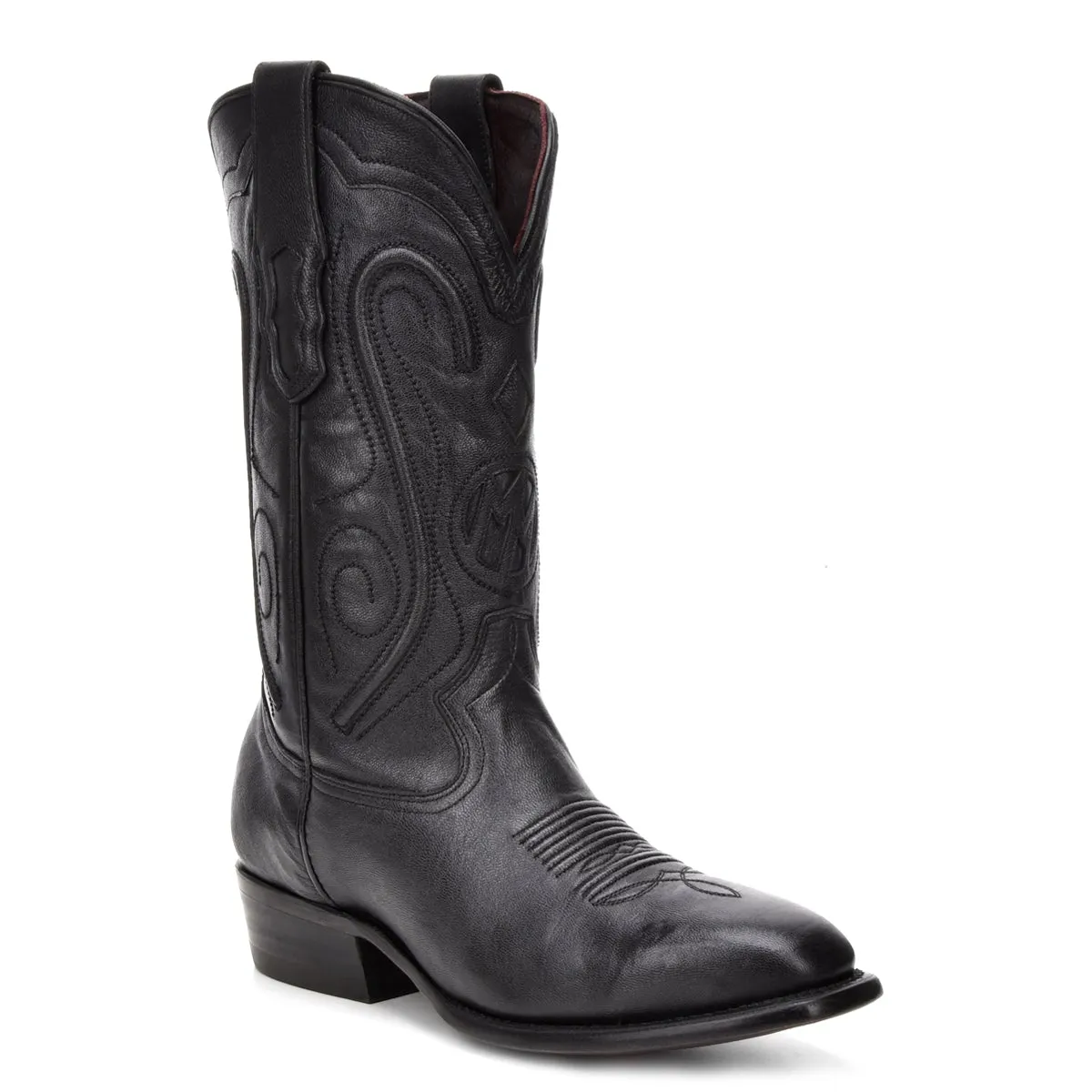 M2136 - Montana black dress cowboy cowhide boots for men