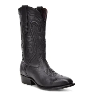 M2136 - Montana black dress cowboy cowhide boots for men