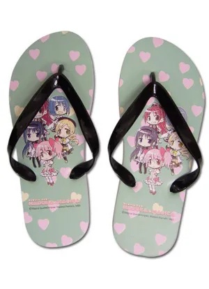 Madoka Magica - Madoka Kaname, Sayaka Miki & Mami Tomoe Girl's Sandal
