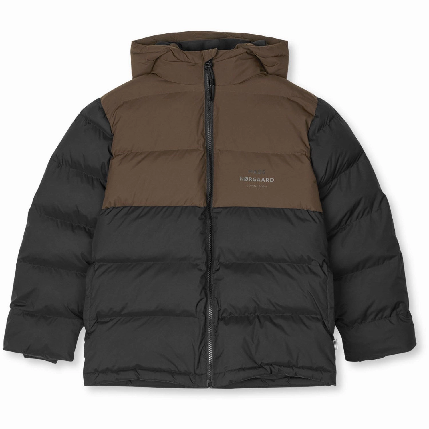 Mads N?rgaard Black/Demitasse Recycle Junino Jacket retro look Multi Layer Option