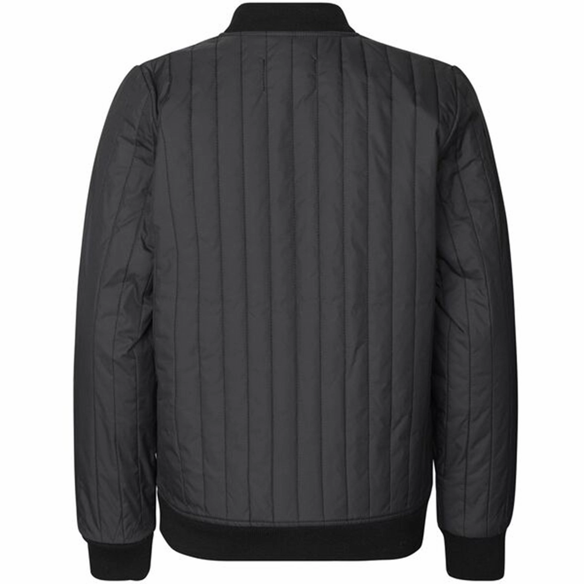 Mads N?rgaard Quilt Januno Jacket Obsidian Glow In The Dark Accents Lightweight Polyester Blend