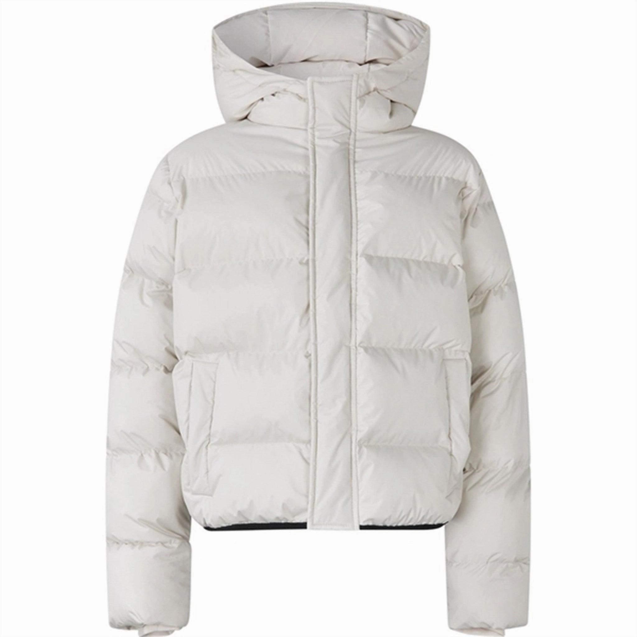 Mads N?rgaard Recycle Jojina Jacket Silver Birch Double Stitch Reinforcement Eco Friendly Production