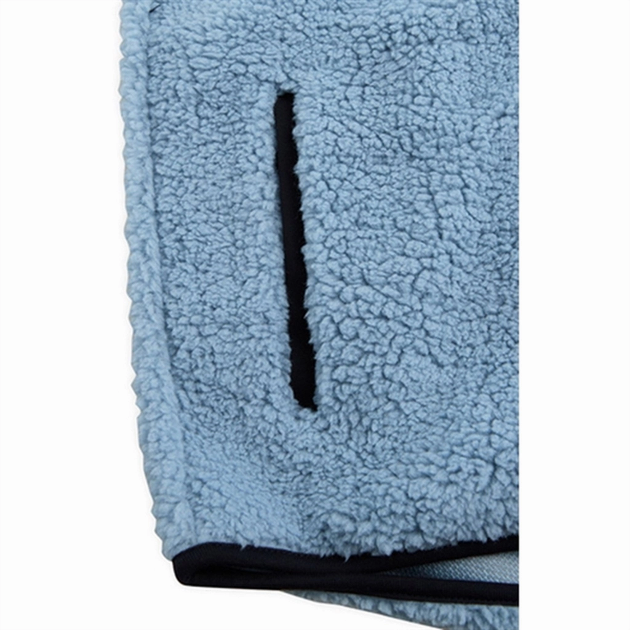 Mads N?rgaard Teddy Fleece Vilads Vest Faded Denim Weatherproof Technology Collapsible Packable Design