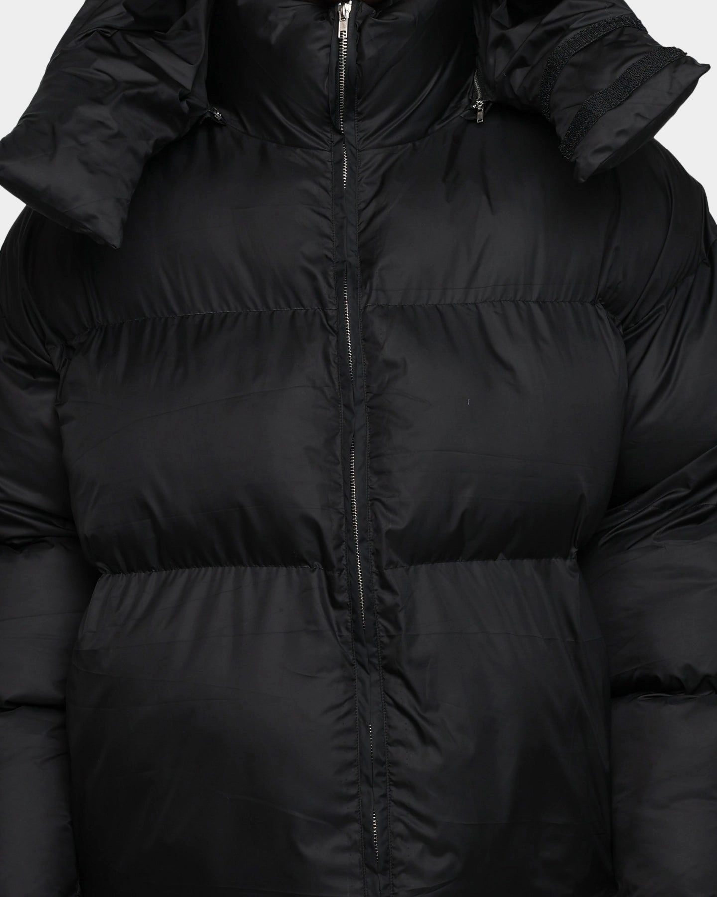 Softshell Technology Chilly Air MNML Moon Puffer Jacket Black