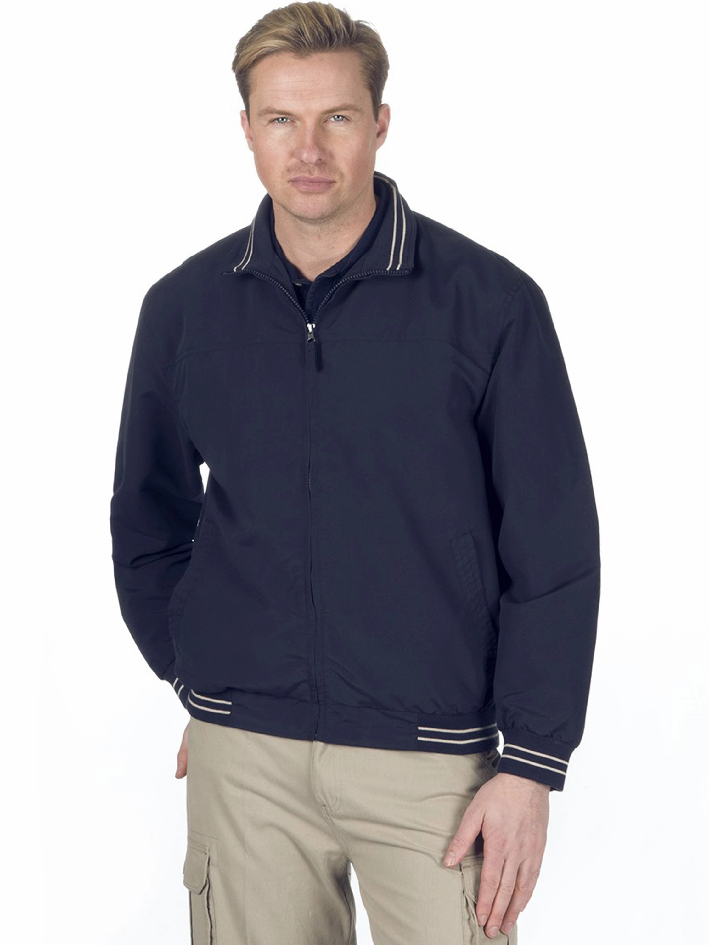 Mens Classic Casual Golf Bomber Jacket All-Season Outerwear VentilatedPanels